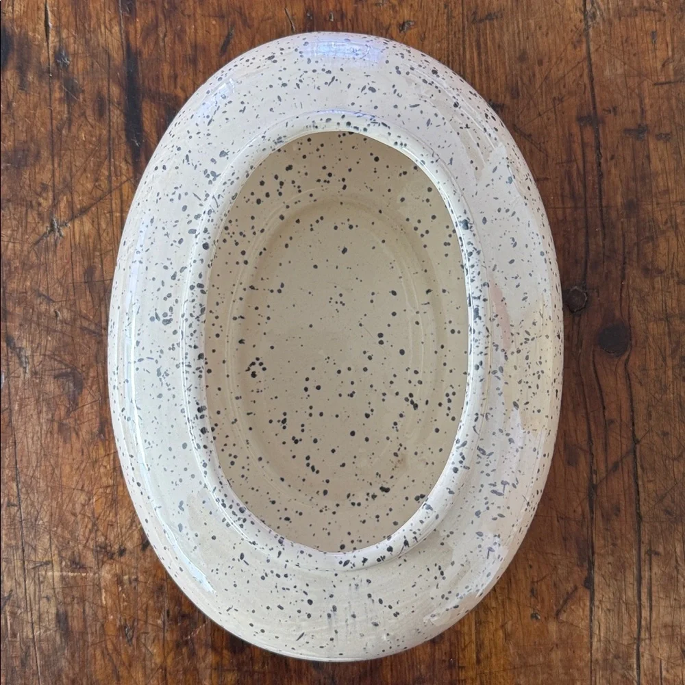 Vintage 1980’s Rosenthal Netter  Speckled Ceramic Planter